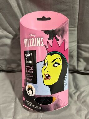 Disney Villains Queen of Mean Pink Makeup Head Band